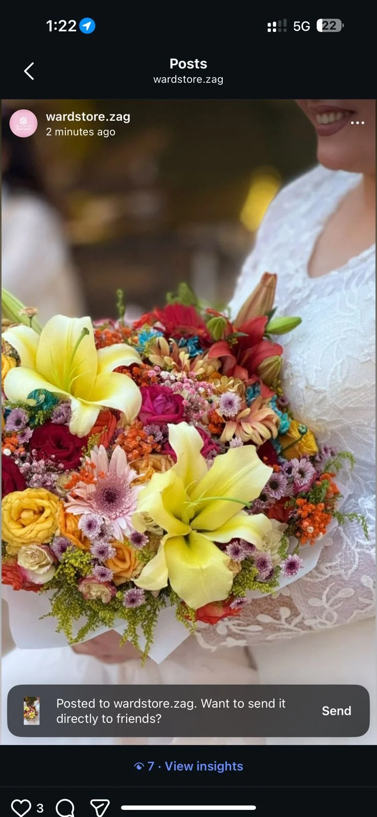باقة عرايس ملونة